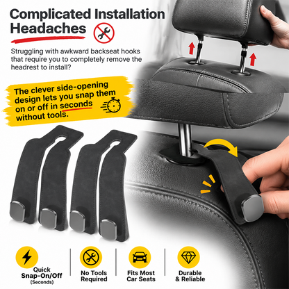 Car Purse Hook Purse Hook for Car Seats Headrest Car Seat Hooks,Heavy Duty Vehicle Organizer👜