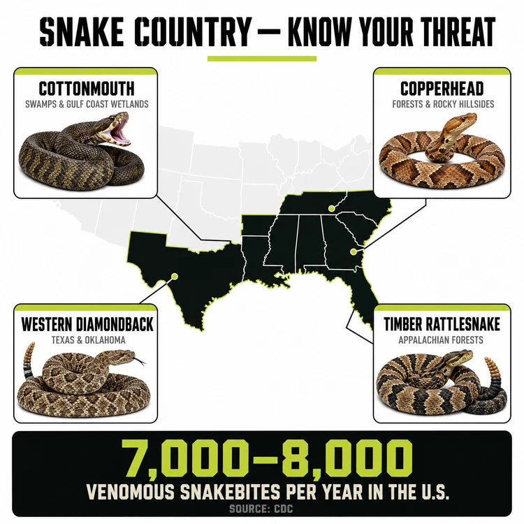 Tactical Snake Bite Protection for Hunting & Outdoor 🐍