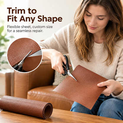 20*54 Inch Self-Adhesive Leather Sticker Patch Cuttable Sofa Repair ✨