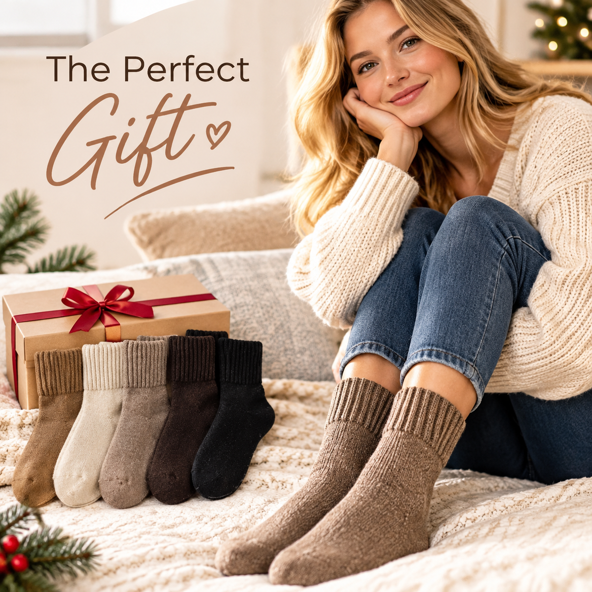 5 Pairs Women's Classical Mid-Calf Polyester Knitting Socks - Simple, Casual, Minimalist, Cozy, Soft🧦