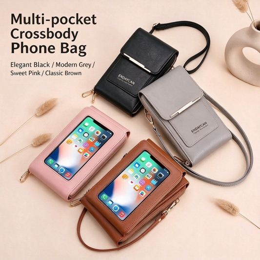 Touchscreen Sensitive Phone Bag with Multiple Colors, Use Phone Without Taking It Out 💼