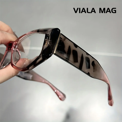 Women's Reading Glasses Anti-Blue Light Full Frame Square, Non-Prescription 👓