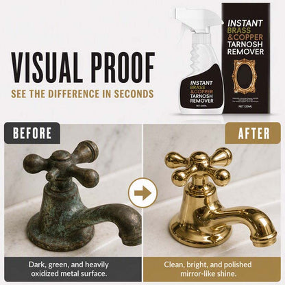 Instant Brass Tarnish Remover Spray⏳✨
