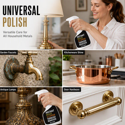Instant Brass Tarnish Remover Spray⏳✨