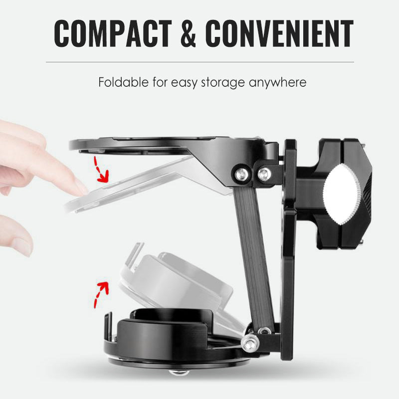 Bike Water Holder, Rotating Bottle Cage, Foldable Cup Mount Adjustable Folding Design🚴