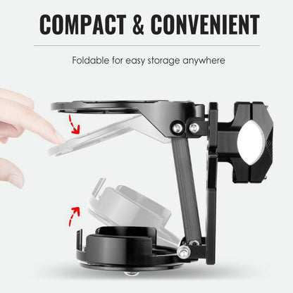 Bike Water Holder, Rotating Bottle Cage, Foldable Cup Mount Adjustable Folding Design🚴