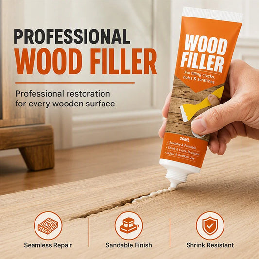 Wood Filler for Cracks and Holes🖌️