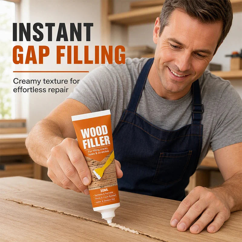 Wood Filler for Cracks and Holes🖌️