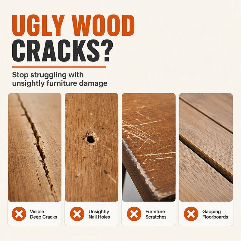 Wood Filler for Cracks and Holes🖌️