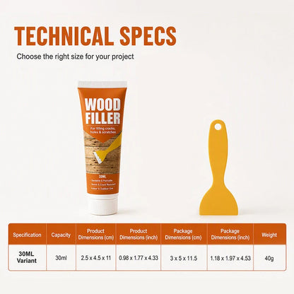 Wood Filler for Cracks and Holes🖌️
