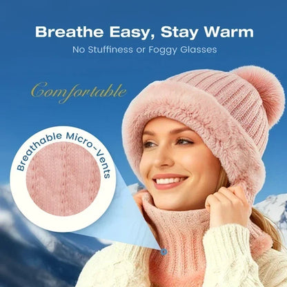 Girls' 3-in-1 Fleece Winter Balaclava - Keep Warm Face Covers & Mask 👧❄️