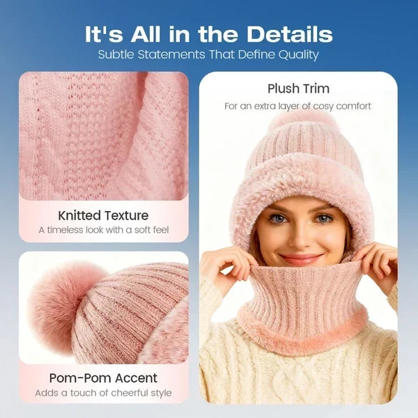 Girls' 3-in-1 Fleece Winter Balaclava - Keep Warm Face Covers & Mask 👧❄️